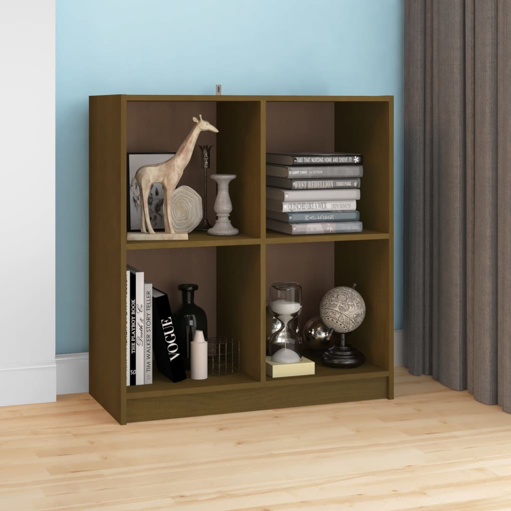 Sideboard Honigbraun 70x33x76 cm Massivholz Kiefer