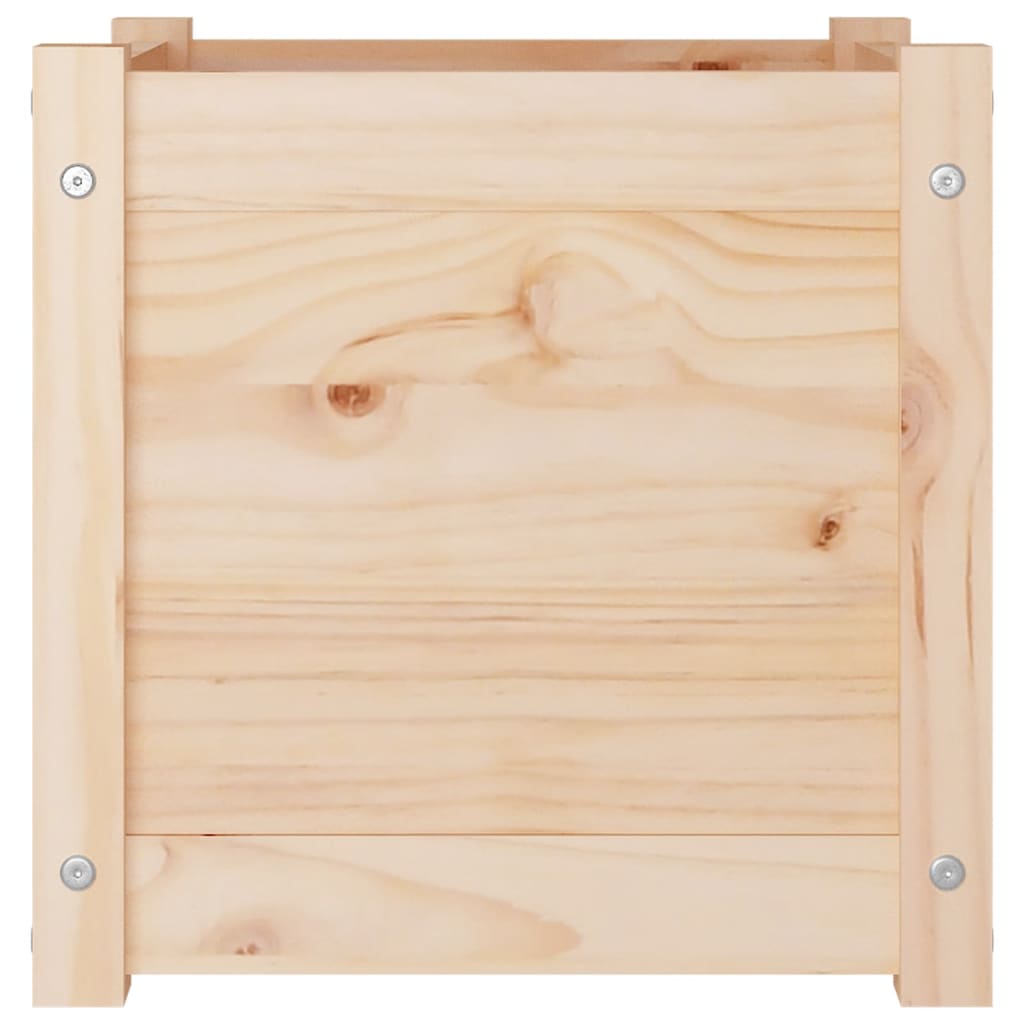Pflanzkübel 2 Stk. 40x40x40 cm Massivholz Kiefer