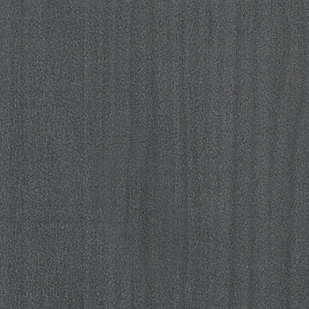 Pflanzkübel 2 Stk. Grau 50x50x50 cm Massivholz Kiefer