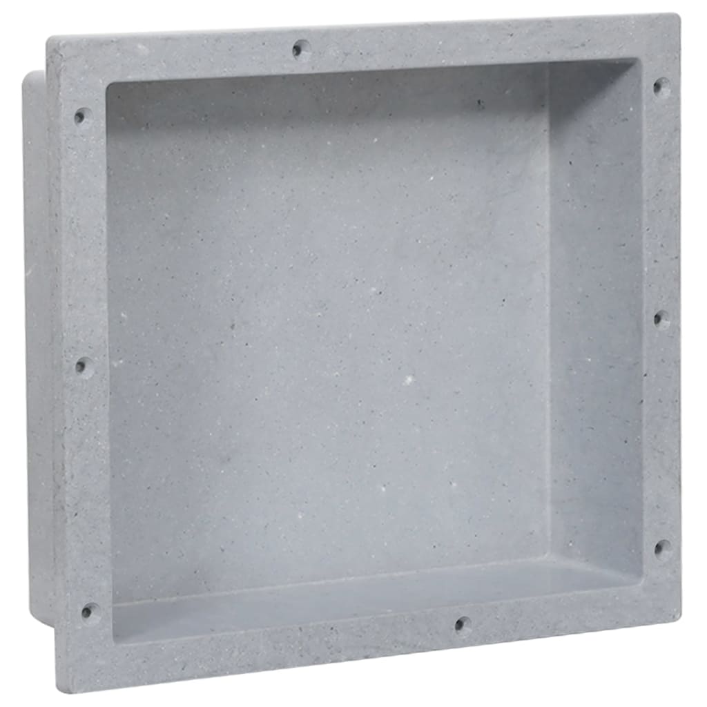Duschnische Mattgrau 41x36x10 cm