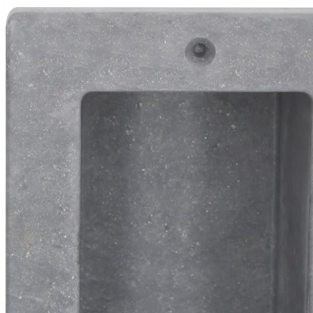 Duschnische mit 2 Fächern Mattgrau 41x51x10 cm