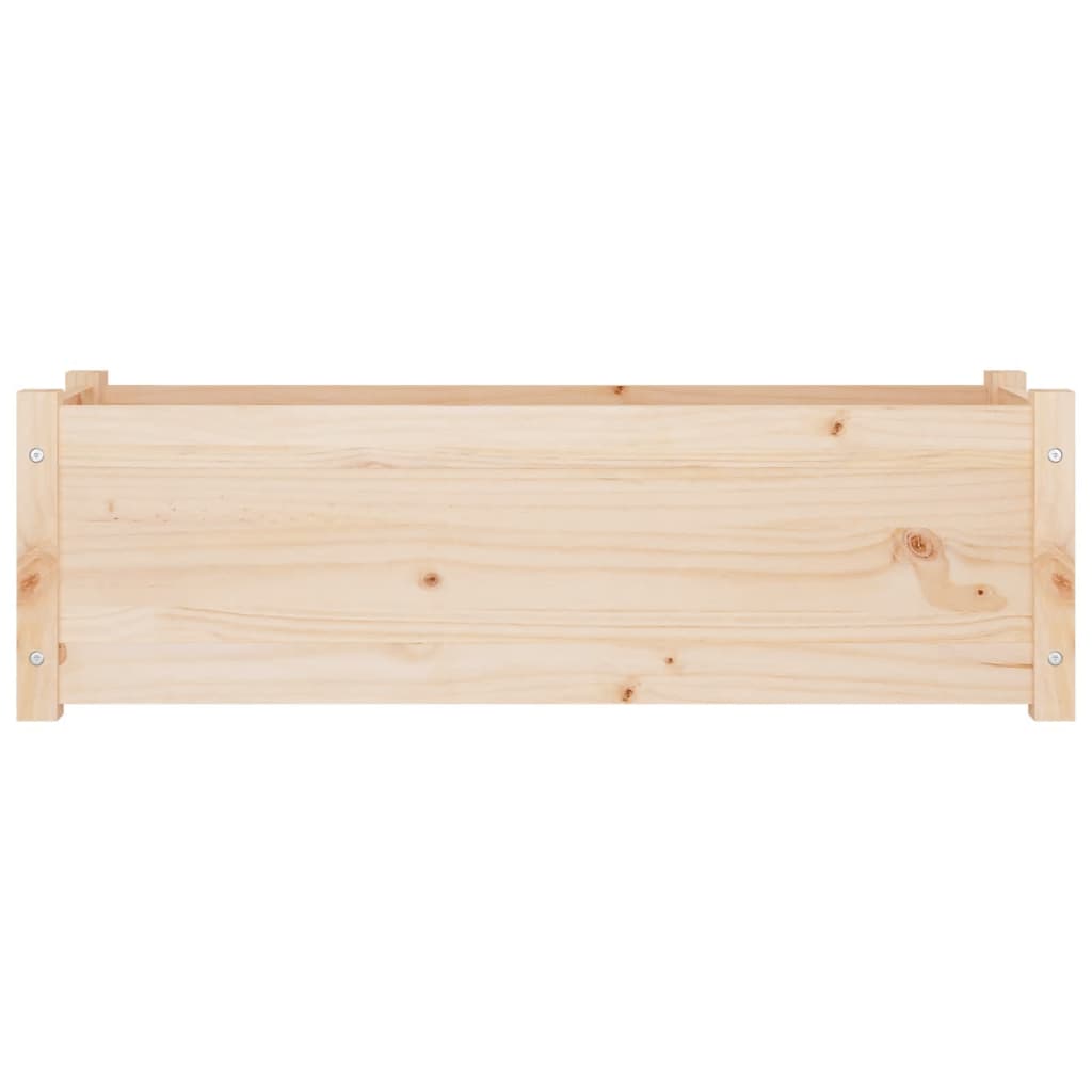 Pflanzkübel 100x31x31 cm Massivholz Kiefer