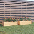 Pflanzkübel 2 Stk. 100x31x31 cm Massivholz Kiefer