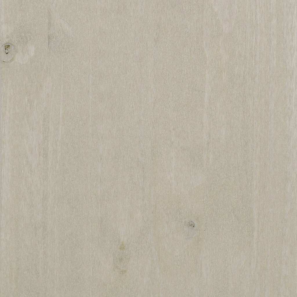 Highboard-Oberteil HAMAR Weiß 90x30x100 cm Massivholz