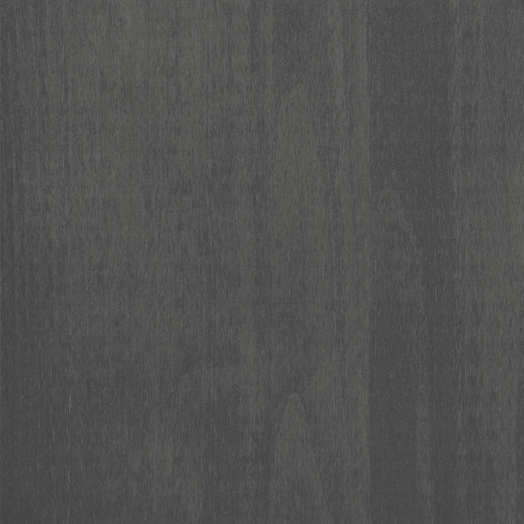 Highboard-Oberteil HAMAR Dunkelgrau 90x30x100 cm Massivholz