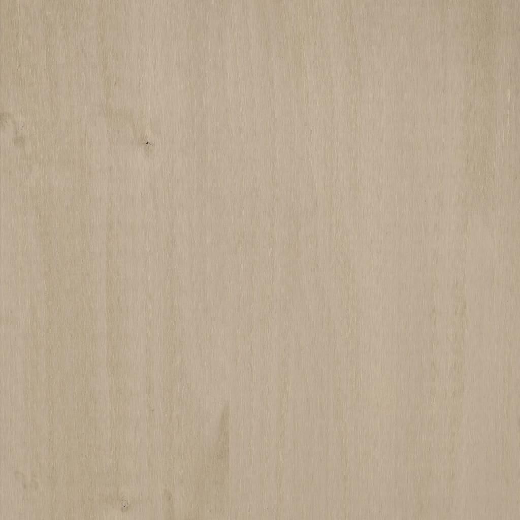 Sideboard HAMAR Honigbraun 113x40x80 cm Massivholz Kiefer