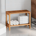 Badezimmer-Beistelltisch 60x30x45 cm Massivholz Teak