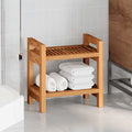 Badezimmer-Beistelltisch 45x30x45 cm Massivholz Teak