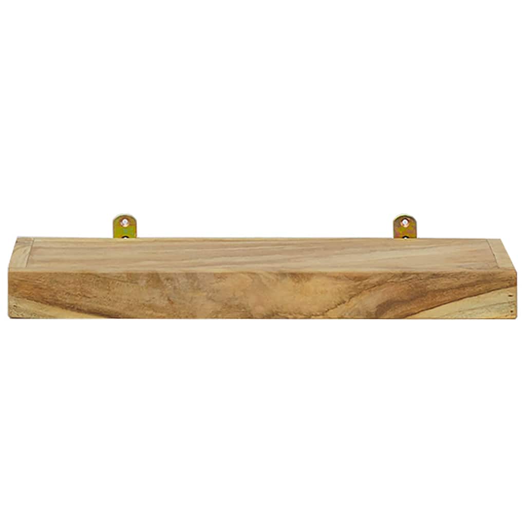 Wandregale 2 Stk. 40x15x4 cm Massivholz Teak
