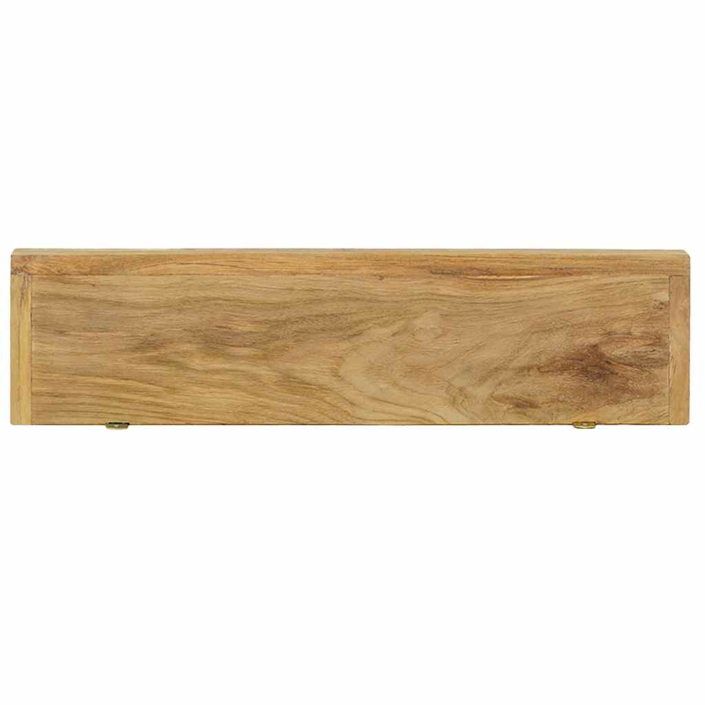 Wandregale 2 Stk. 60x15x4 cm Massivholz Teak