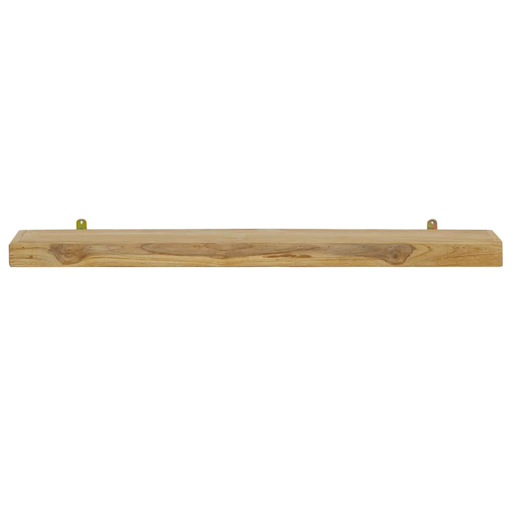 Wandregale 2 Stk. 90x15x4 cm Massivholz Teak