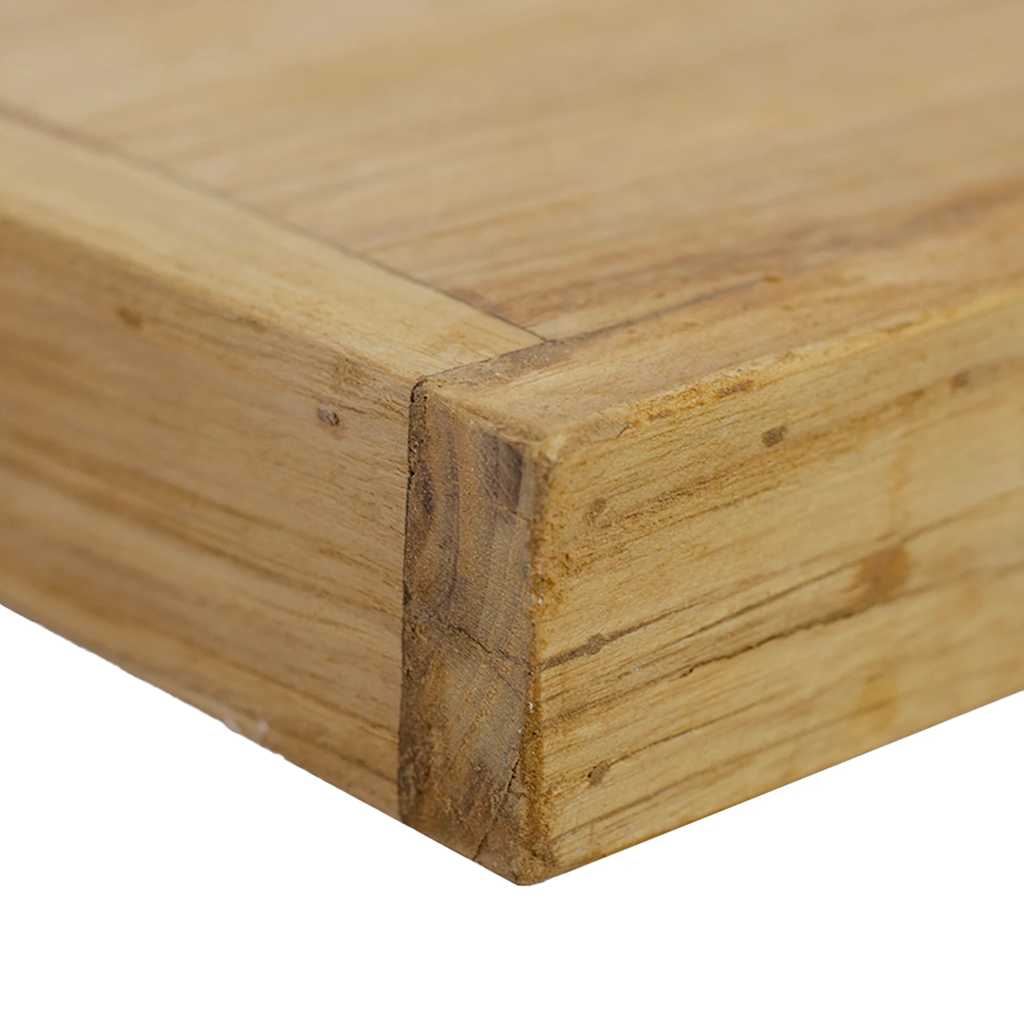 Wandregale 2 Stk. 90x15x4 cm Massivholz Teak