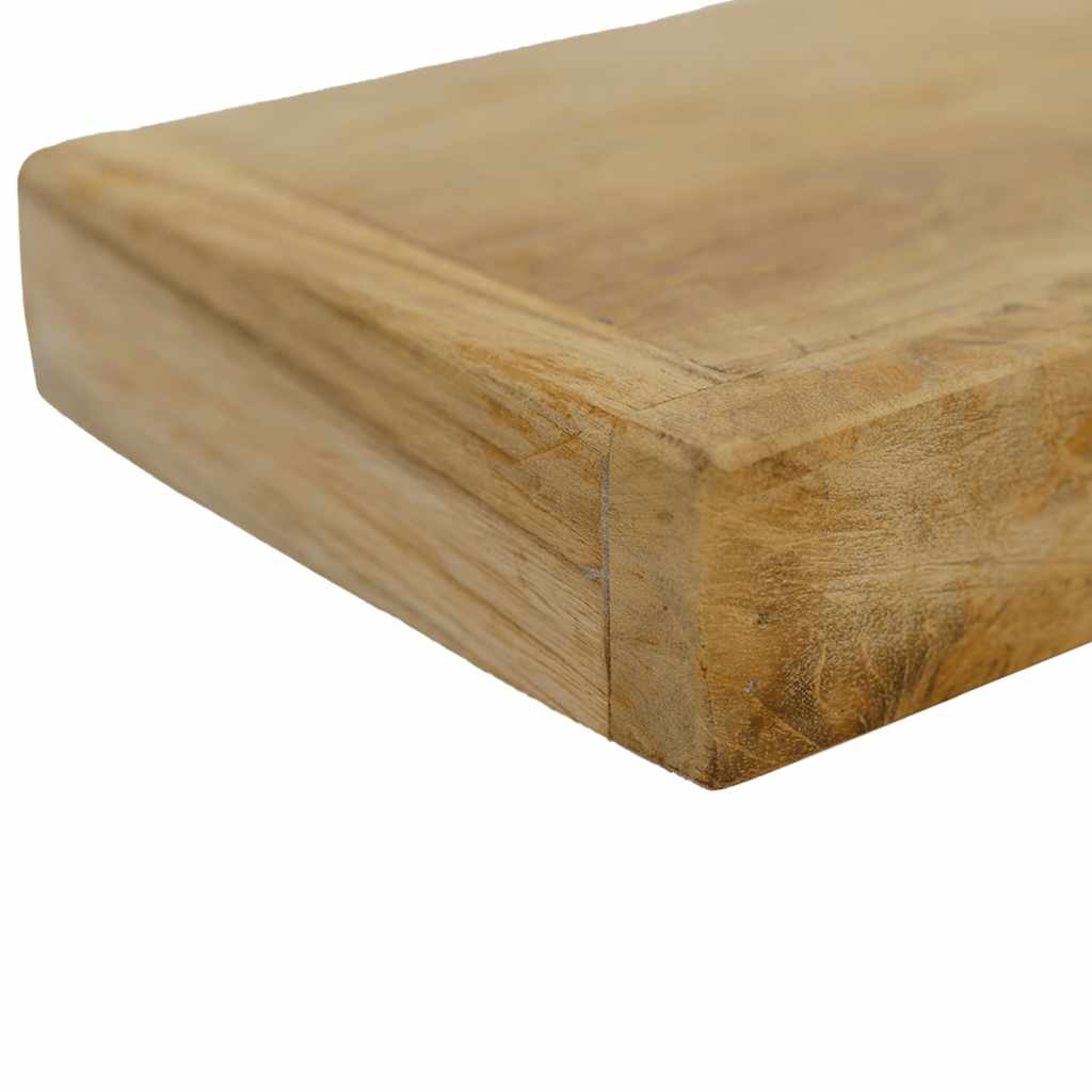 Wandregale 2 Stk. 110x15x4 cm Massivholz Teak