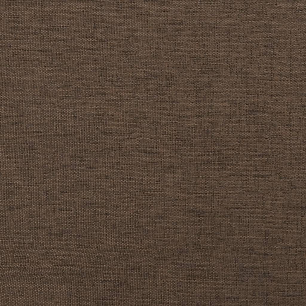 Fußhocker Braun 45x29,5x35 cm Stoff