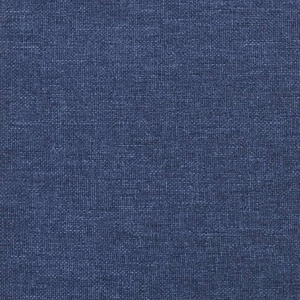 Fußhocker Blau 45x29,5x35 cm Stoff
