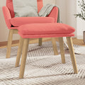 Fußhocker Rosa 45x29,5x35 cm Samt