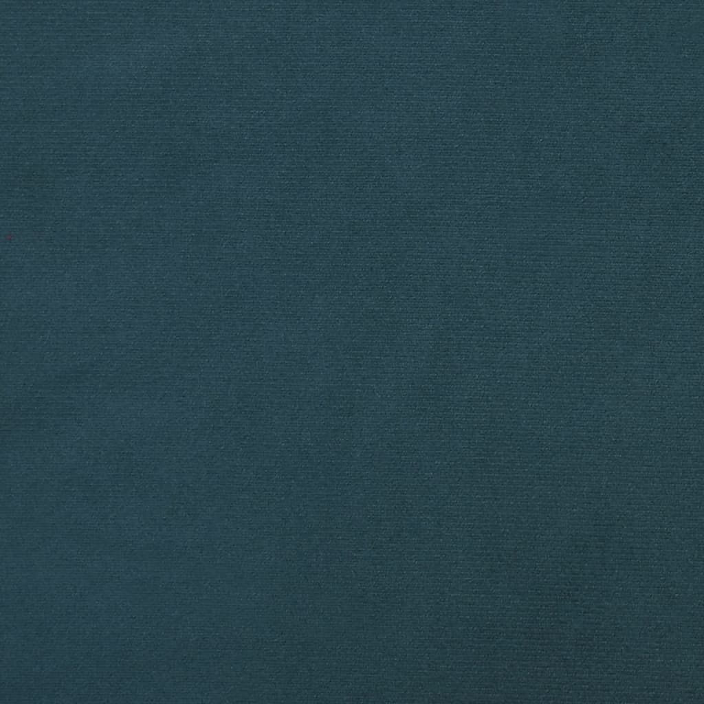 Fußhocker Blau 45x29,5x35 cm Samt