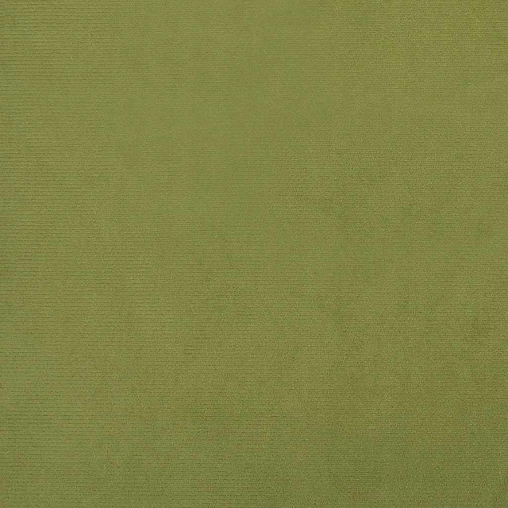 Fußhocker Hellgrün 45x29,5x35 cm Samt