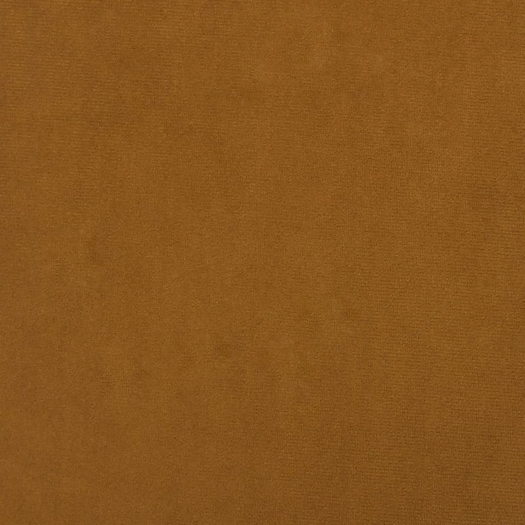 Fußhocker Braun 45x29,5x35 cm Samt