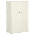Kunststoffschrank 79x43x125 cm Holzdesign Vanilleeis