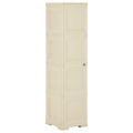 Kunststoffschrank 40x43x164 cm Holzdesign Angora-Weiß