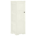 Kunststoffschrank 40x43x125 cm Holzdesign Vanilleeis