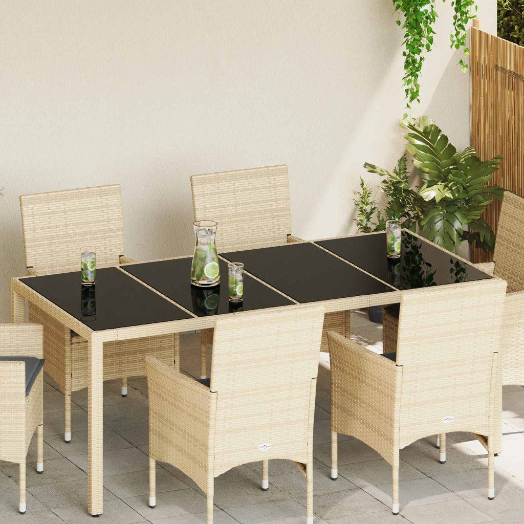Tischplatte 4 pcs Schwarz Gehärtetes Glas
