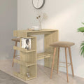 Bartisch mit Regal Sonoma-Eiche 100x50x101,5 cm Holzwerkstoff