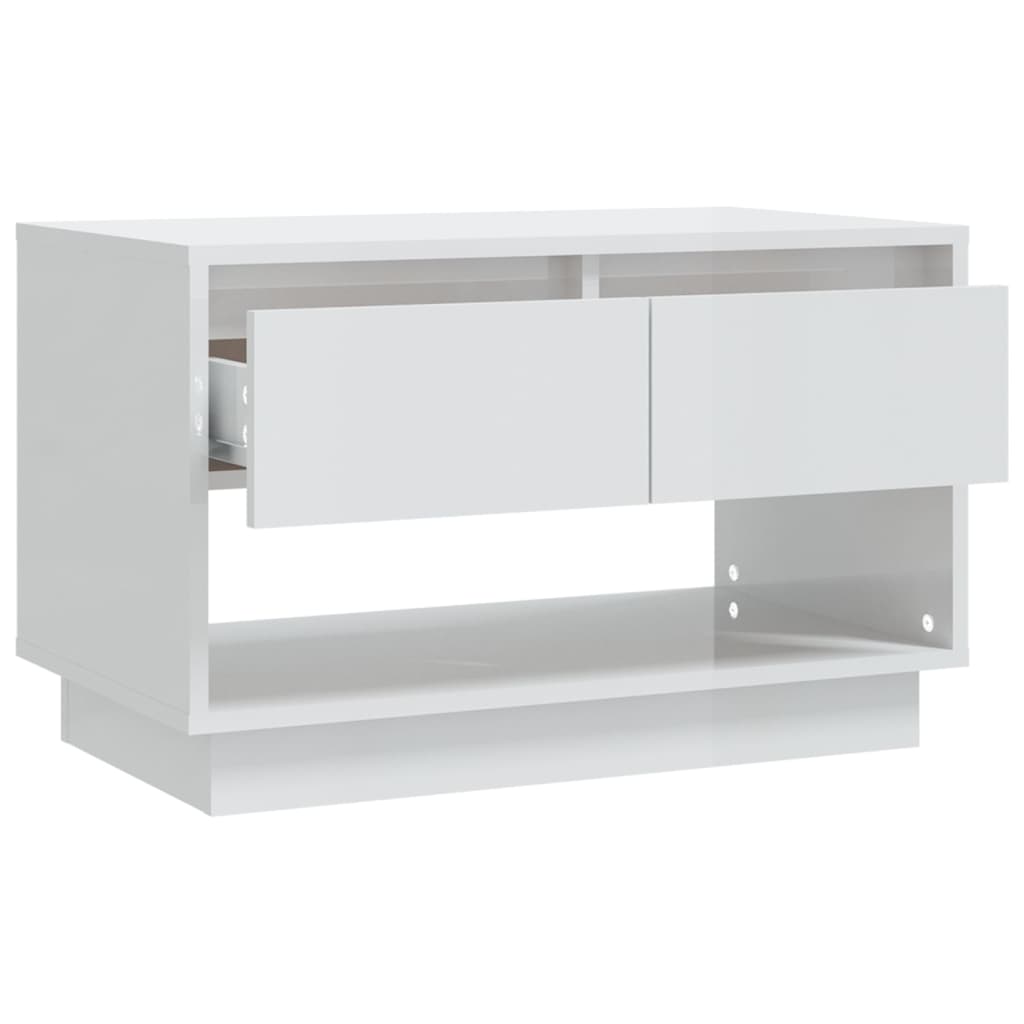 TV-Schrank Hochglanz-Weiß 70x41x44 cm Holzwerkstoff