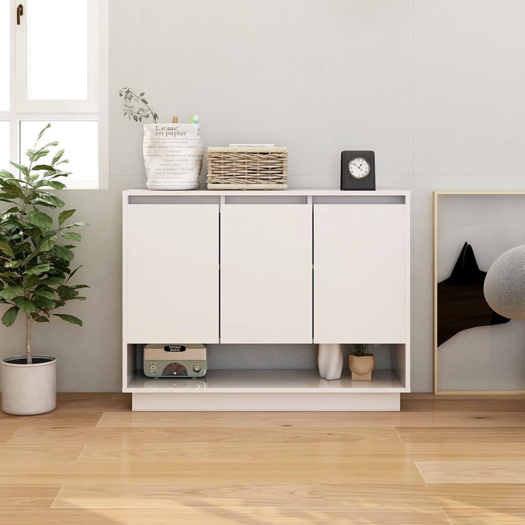 Sideboard Weiß 97x31x75 cm Holzwerkstoff