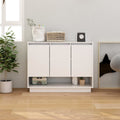 Sideboard Hochglanz-Weiß 97x31x75 cm Holzwerkstoff