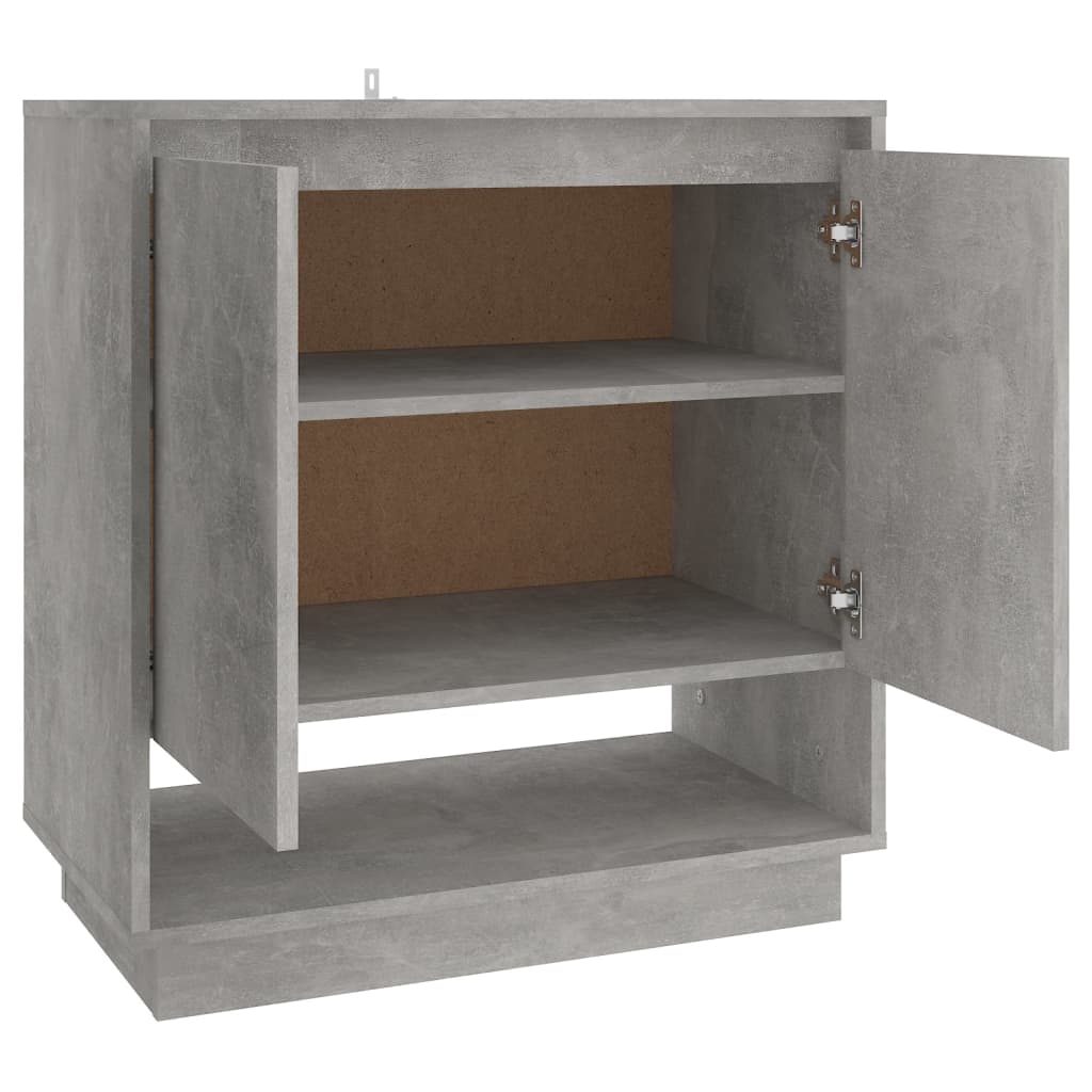 Sideboard Betongrau 70x41x75 cm Holzwerkstoff
