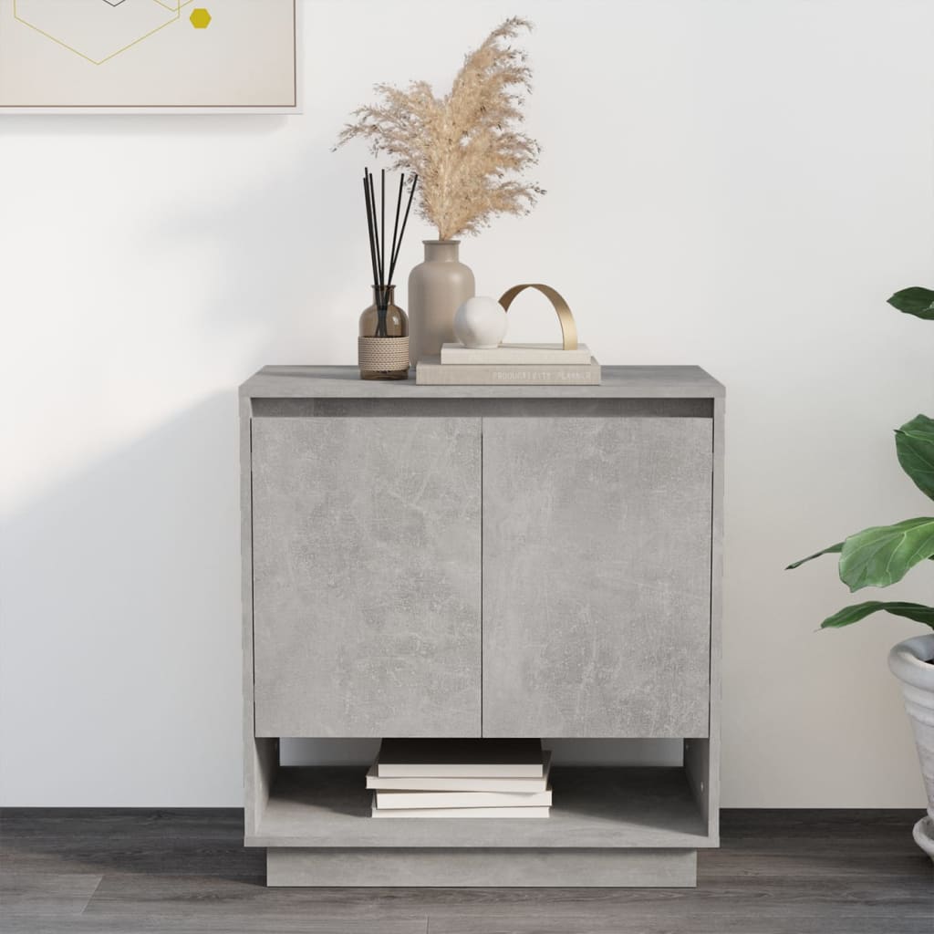 Sideboard Betongrau 70x41x75 cm Holzwerkstoff