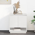 Sideboard Hochglanz-Weiß 70x41x75 cm Holzwerkstoff