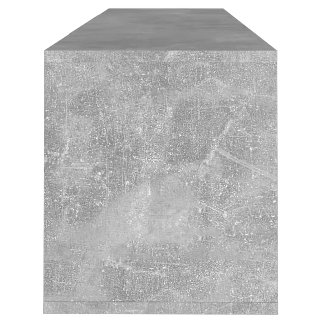 TV-Schrank Betongrau 120x30x40,5 cm Holzwerkstoff