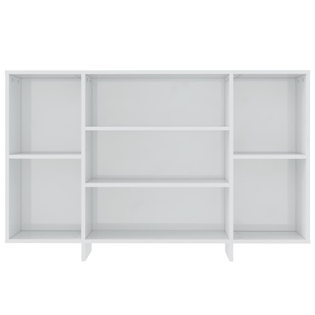 Sideboard Hochglanz-Weiß 120x30x75 cm Holzwerkstoff