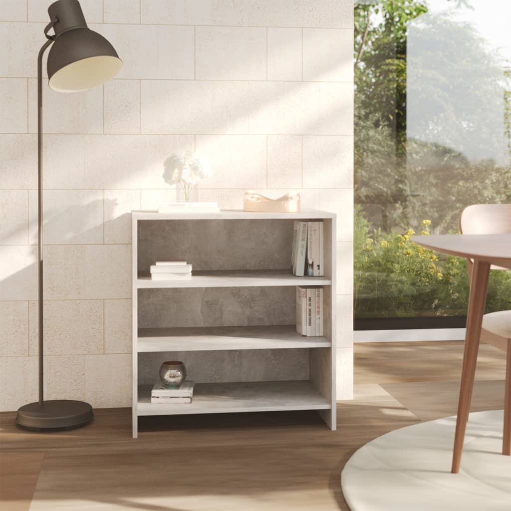Sideboard Betongrau 70x40,5x75 cm Holzwerkstoff
