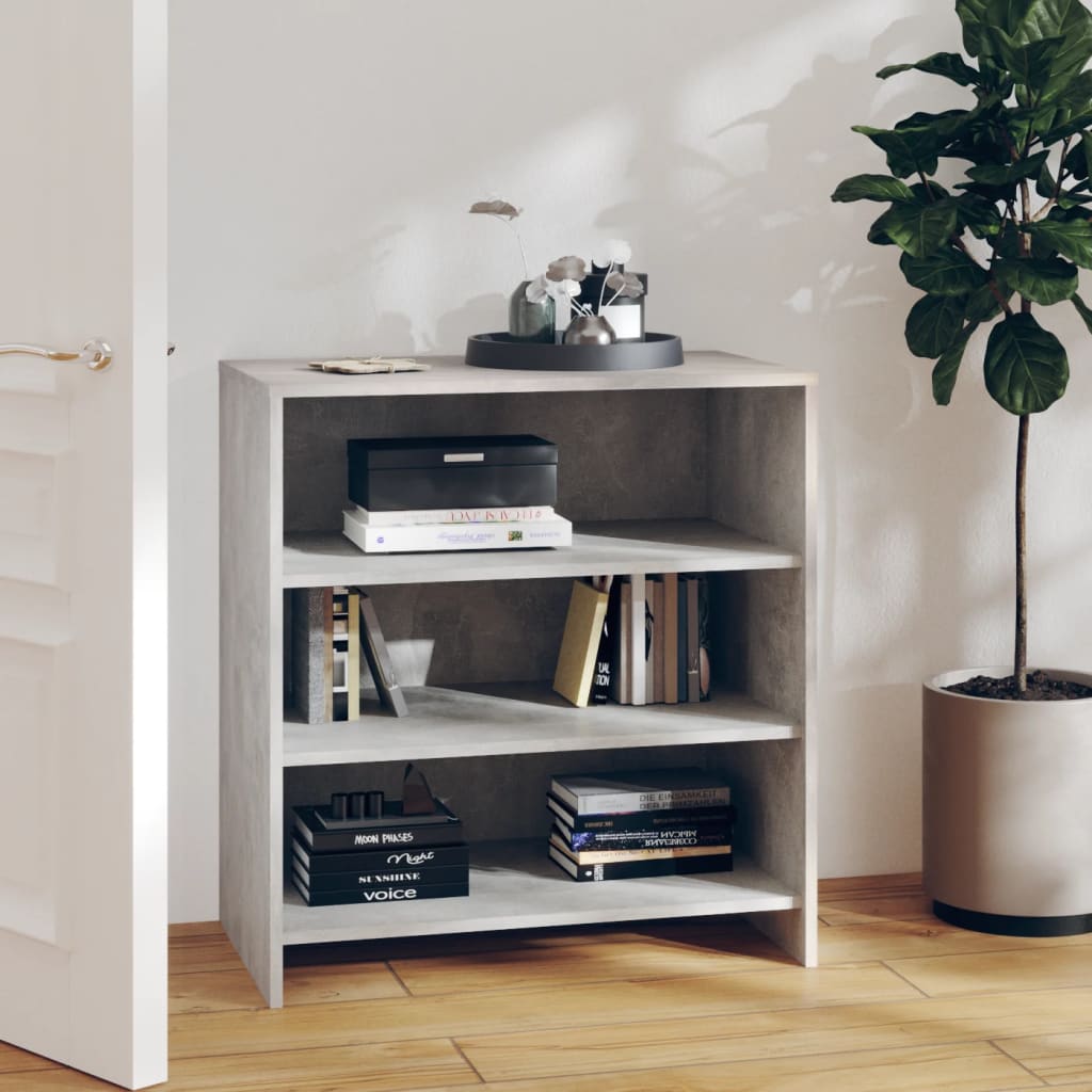 Sideboard Betongrau 70x40,5x75 cm Holzwerkstoff