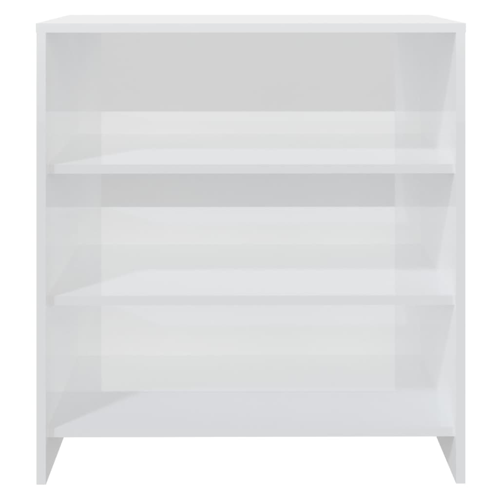 Sideboard Hochglanz-Weiß 70x40,5x75 cm Holzwerkstoff