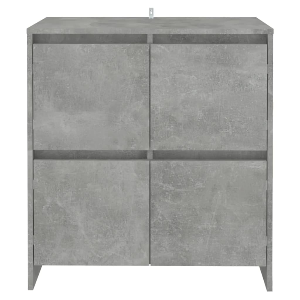 Sideboard Betongrau 70x41x75 cm Holzwerkstoff