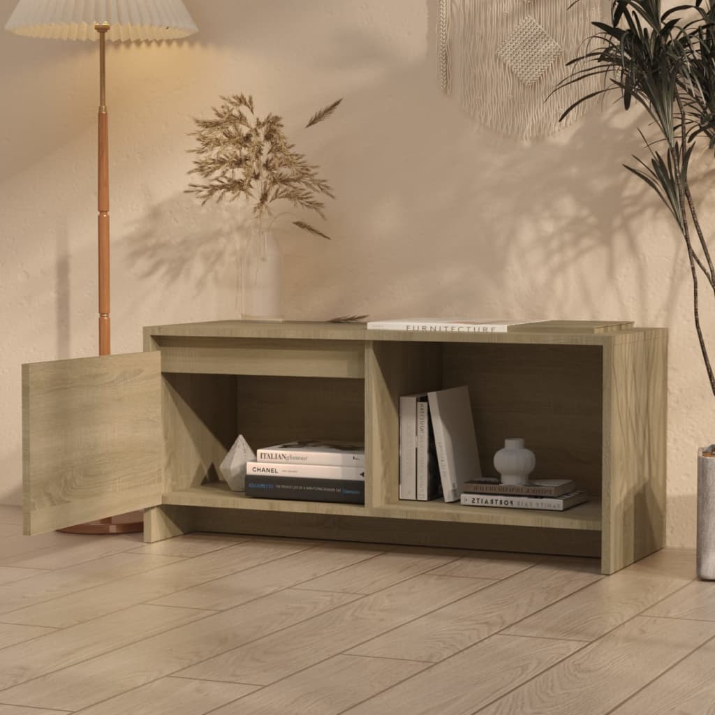 TV-Schrank Sonoma-Eiche 90x35x40 cm Holzwerkstoff