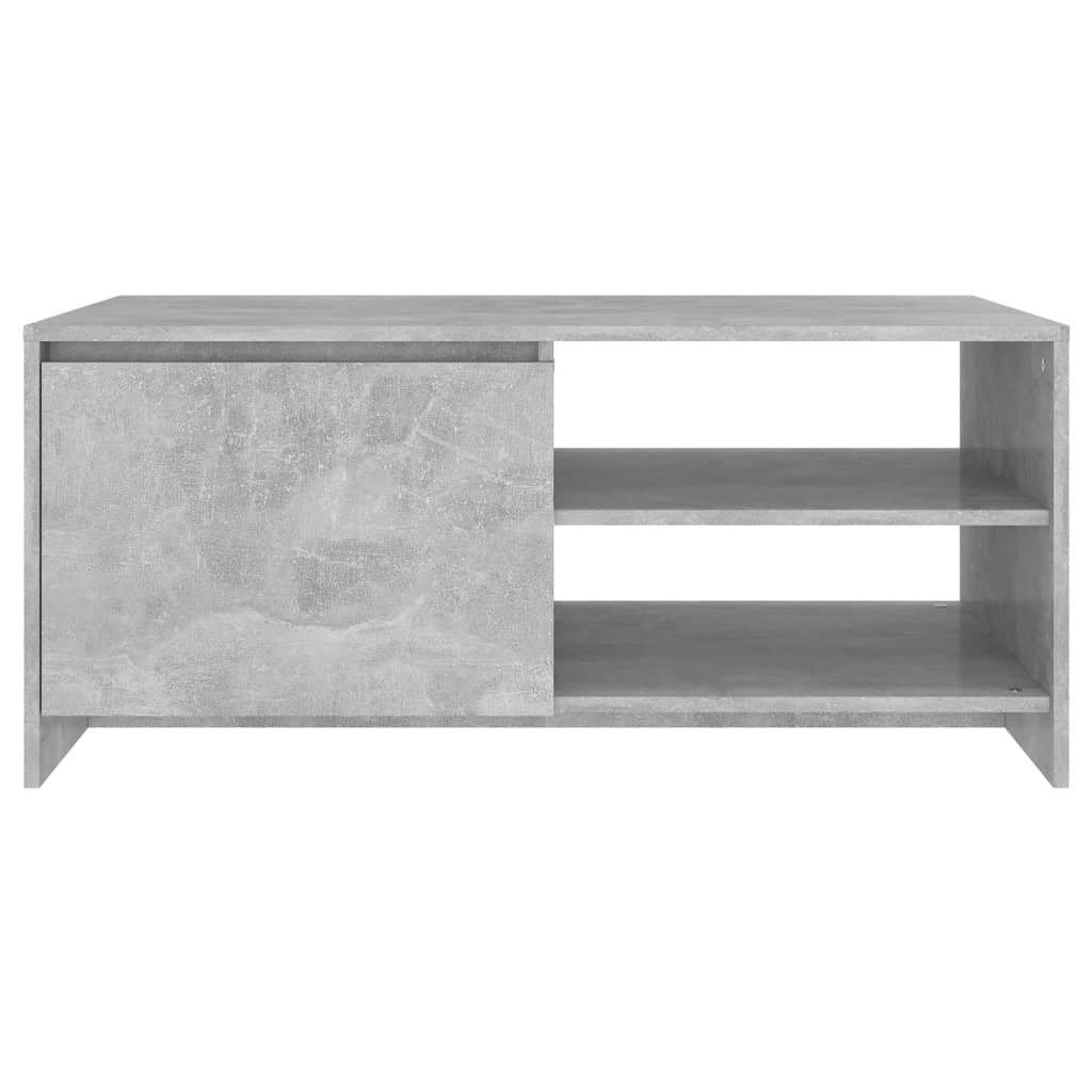 Couchtisch Betongrau 102x50x45 cm Holzwerkstoff
