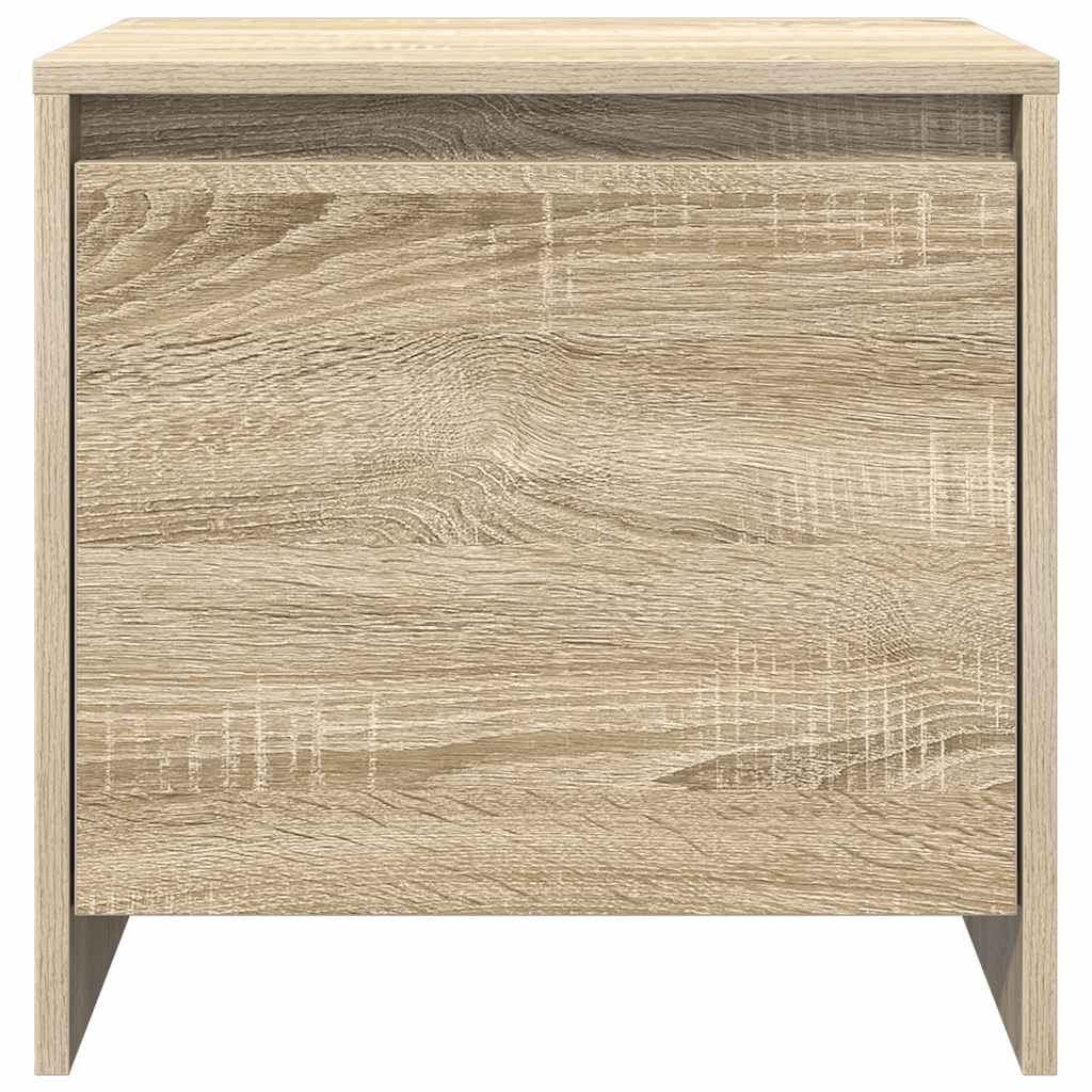 Nachttische 2 Stk. Sonoma-Eiche 45x34x44,5 cm Holzwerkstoff