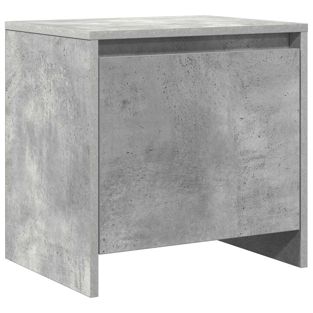 Nachttisch Betongrau 45x34x44,5 cm Holzwerkstoff