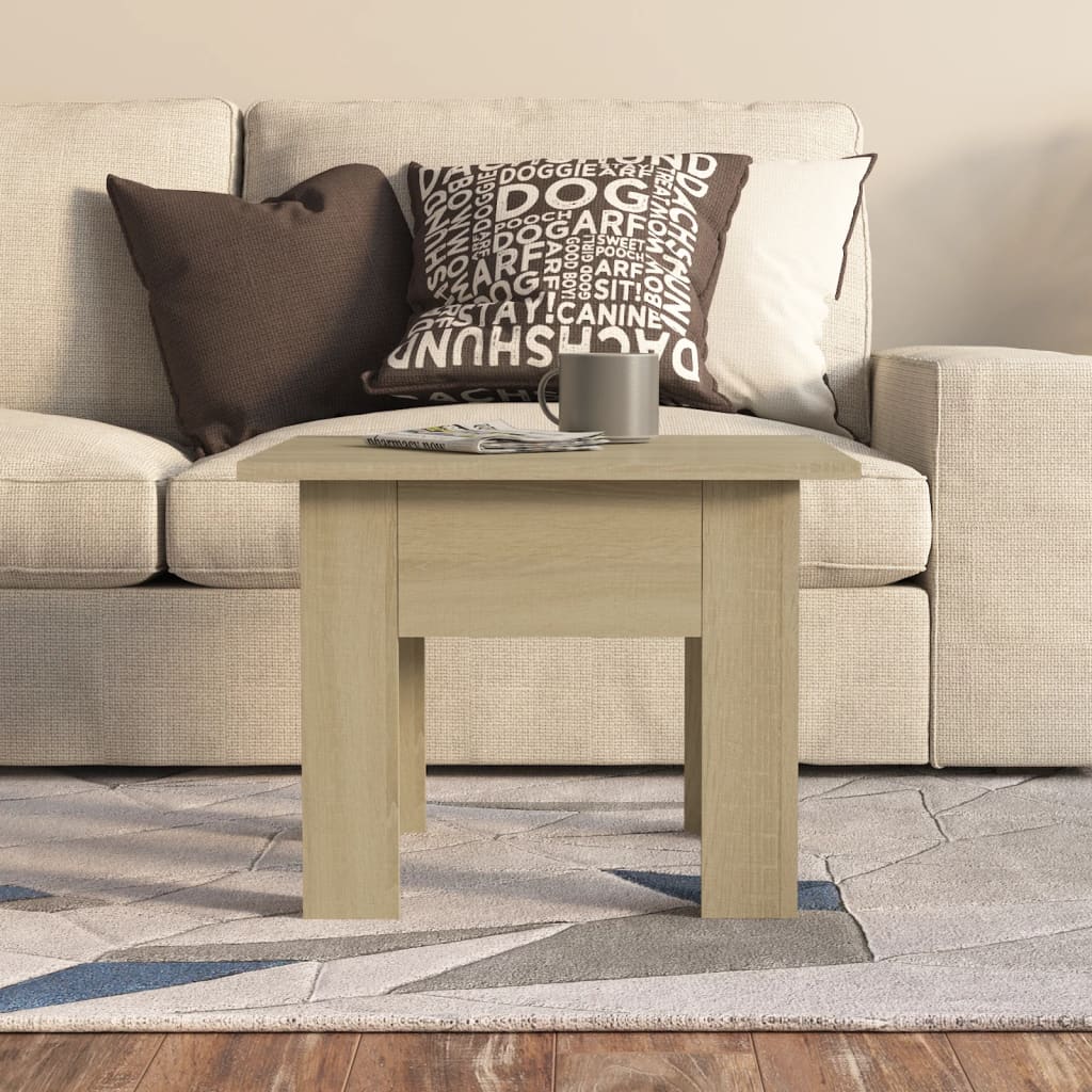 Couchtisch Sonoma-Eiche 55x55x42 cm Holzwerkstoff