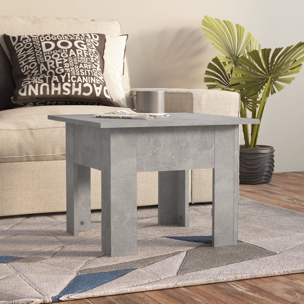 Couchtisch Betongrau 55x55x42 cm Holzwerkstoff