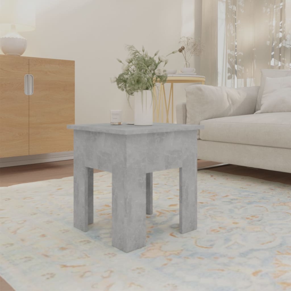 Couchtisch Betongrau 40x40x42 cm Holzwerkstoff