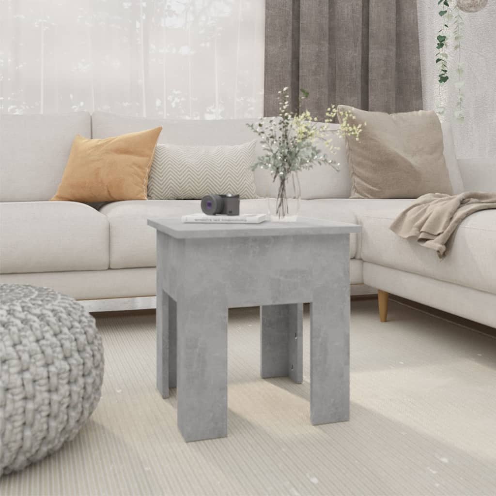 Couchtisch Betongrau 40x40x42 cm Holzwerkstoff