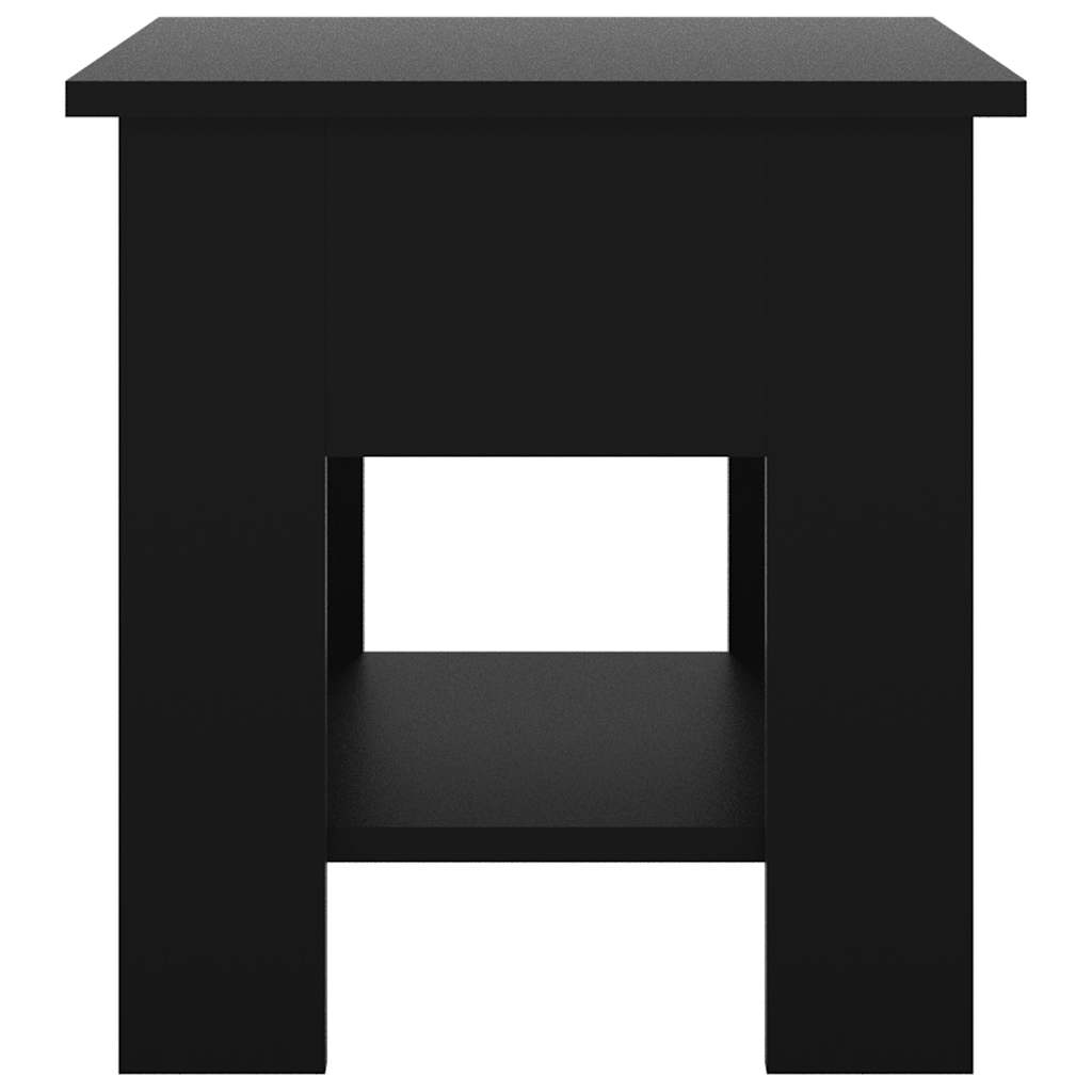 Couchtisch Schwarz 40x40x42 cm Holzwerkstoff