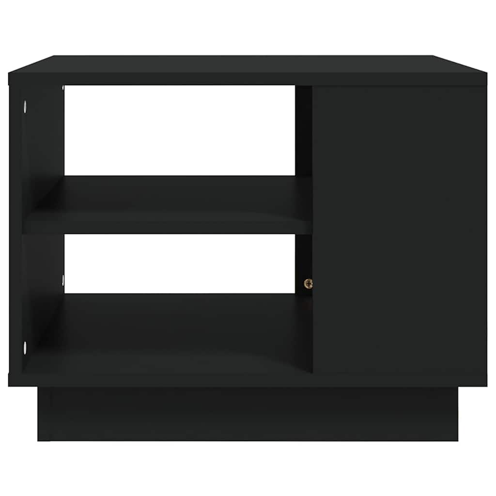 Couchtisch Schwarz 55x55x43 cm Holzwerkstoff